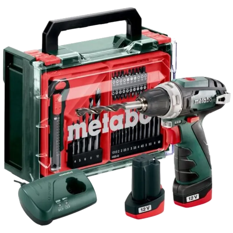 Metabo PowerMaxx BS Basic Mobile Workshop (600080710) Акумуляторний шуруповерт