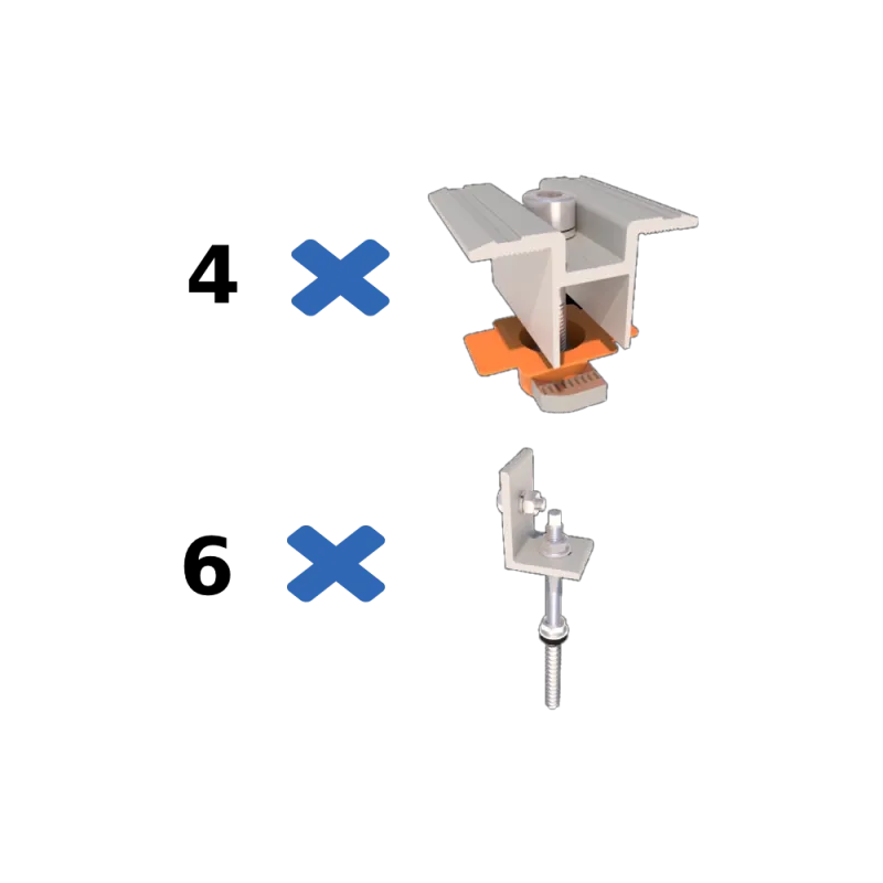 MetalTile IV Комплект креплений к металлочерепице