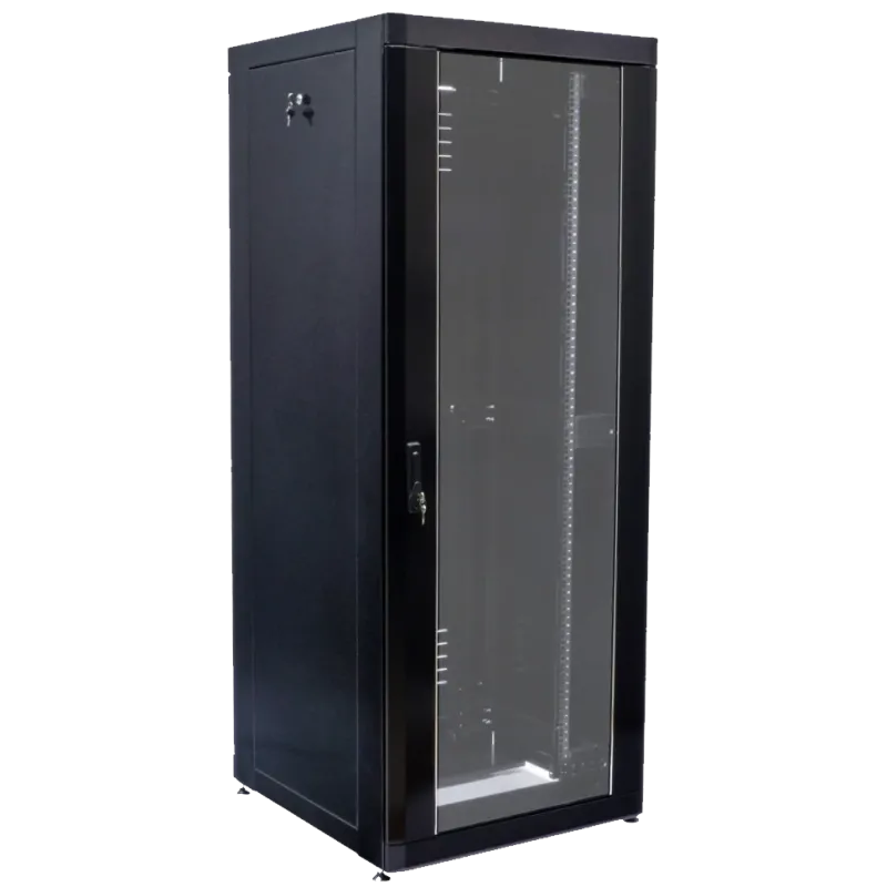 19" 18U, 610 х 675 мм Шафа чорна