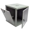12U, 600х600х640 Шафа акрилове скло сірий