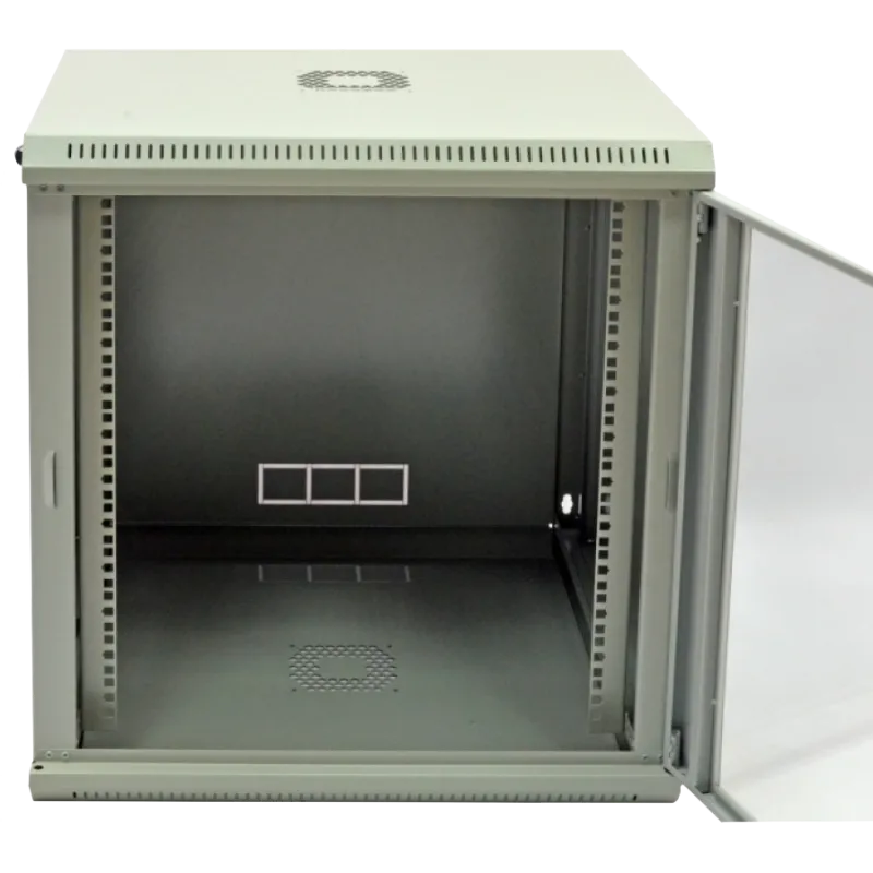 12U, 600х600х640 Шафа акрилове скло сірий