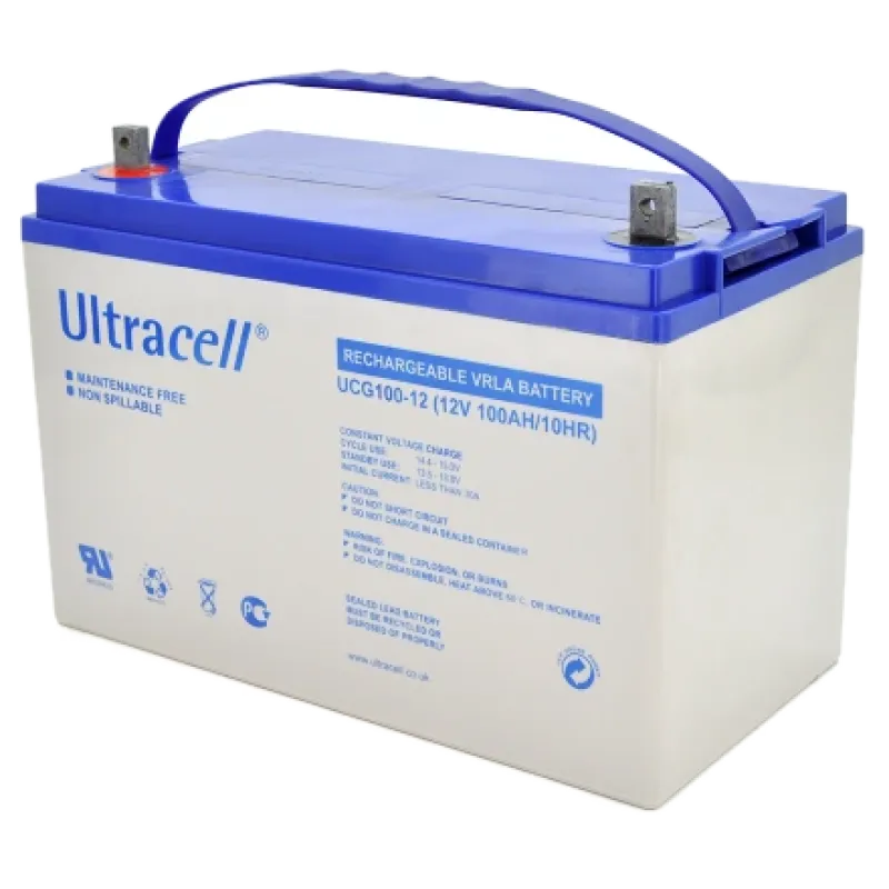 Ultracell UCG100-12 100А•г 12В гелева Свинцево-кислотна акумуляторна батарея