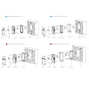 Hikvision DS-KD8003-IME1(B)/Surface IP Головний блок модульної панелі