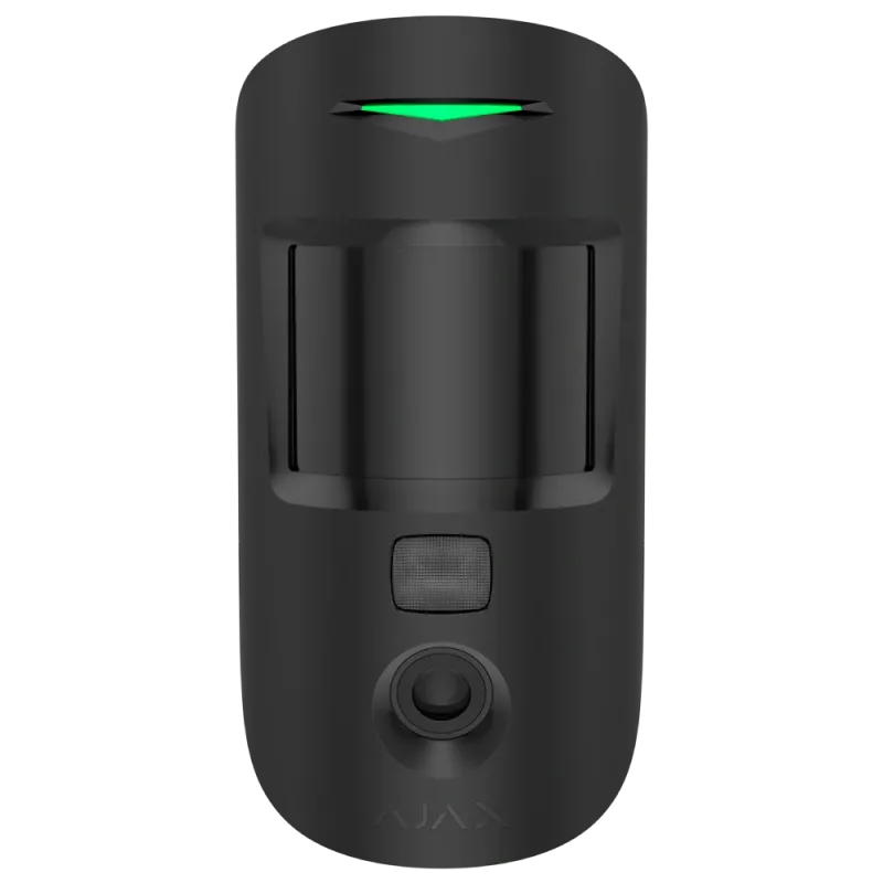 Ajax Superior MotionCam HD (PhOD) Jeweller black з камерою Бездротовий сповіщувач руху