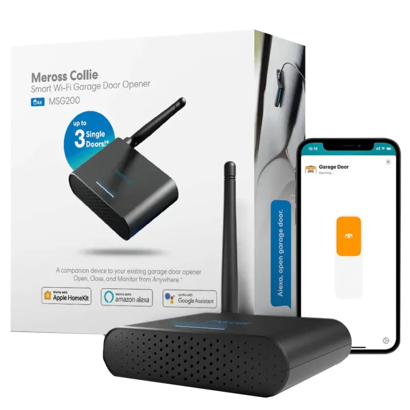 Meross MSG200HK(EU) Розумний пристрій відкриття гаражних дверей (на 3 двері)