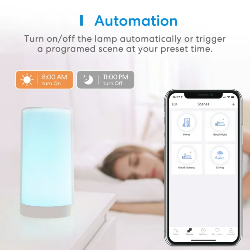 Meross MSL430HK(EU) Умная настольная WiFi лампа Ambient Light