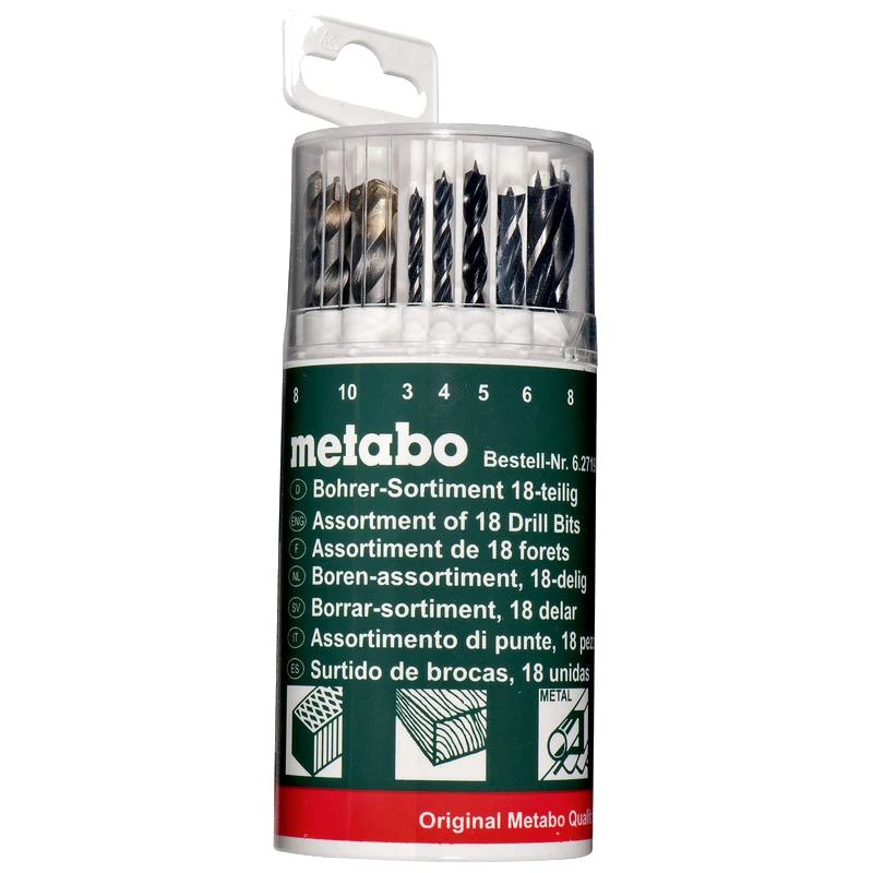 Metabo 18 предм. (627190000) Набір свердел