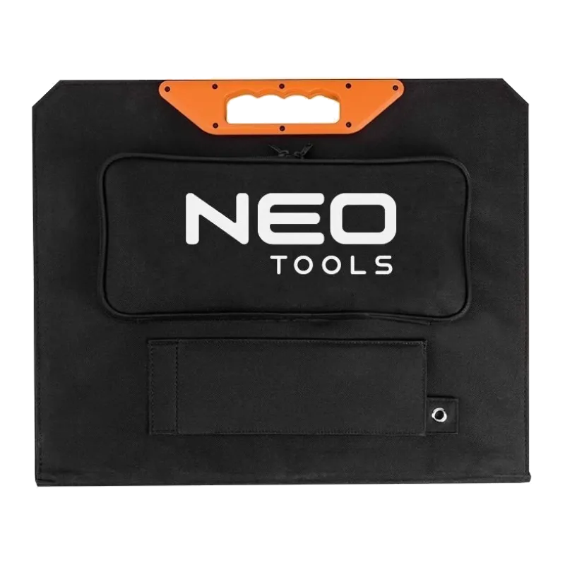 Neo Tools 140Вт Сонячна панель, регулятор напруги, USB-C та 2xU