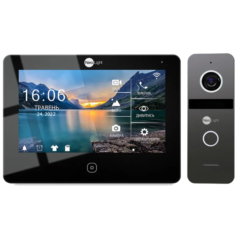Neolight NeoKIT HD Pro WF B/Graphite Комплект видеодомофона