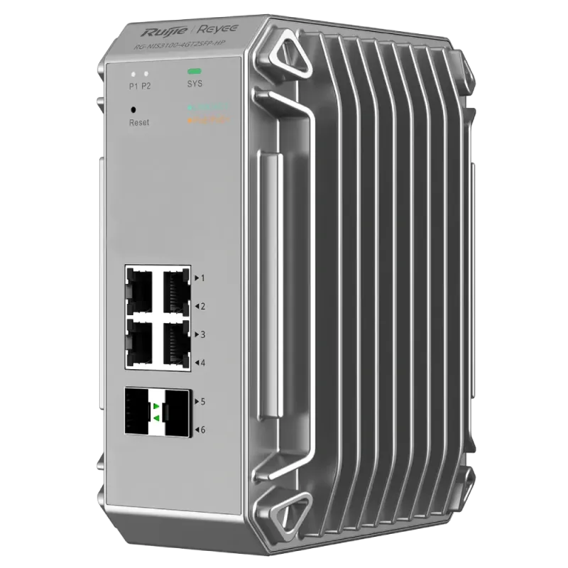 Ruijie RG-NIS3100-4GT2SFP-HP IP40 Коммутатор 4 порта управляемый