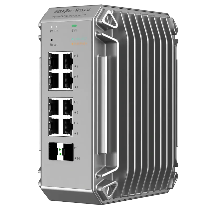Ruijie RG-NIS3100-8GT2SFP-HP Коммутатор 8 портов управляемый