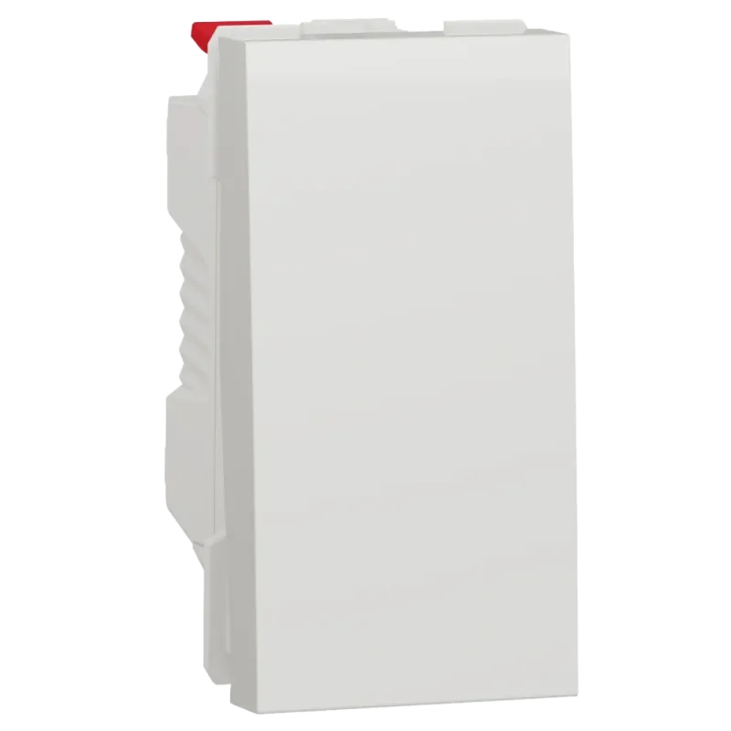 Schneider Electric New Unica NU310118 Выключатель 1-клавишная схема 1, 10А, модуль 1 белый