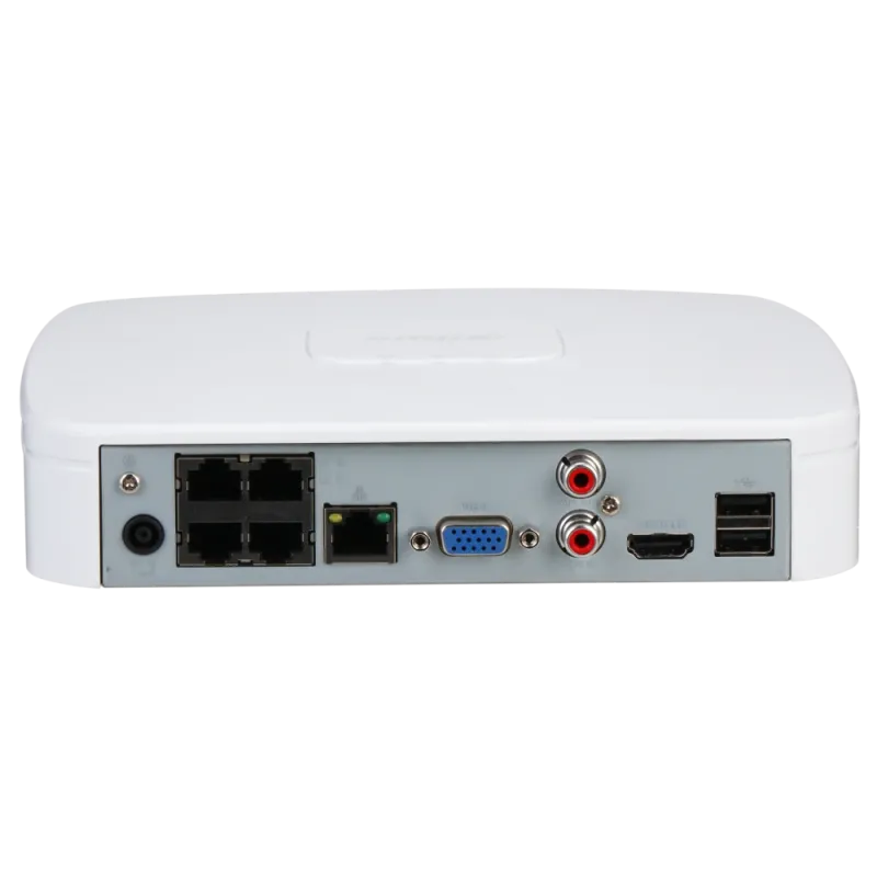DHI-NVR2104-P-I2 4-канальний 1U 4PoE 1HDD WizSense Відеореєстратор Dahua