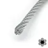 APRO 10мм DIN 3055 (6x7) бухта 100м Трос оцинкований