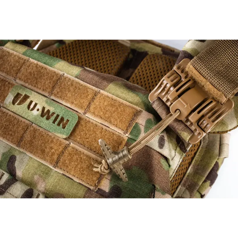 U-WIN Plate Carrier PRO мультикам Плитоноска / тактичний жилет зі швидким скиданням