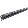 NVC-PN-12/24 CAT5/CAT6 19" 1U 24 порта экранированная Патч-панель Hypernet