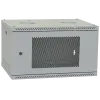 IPCOM 4U 600x350 двері перфорація (сіра) Шафа телекомунікаційна