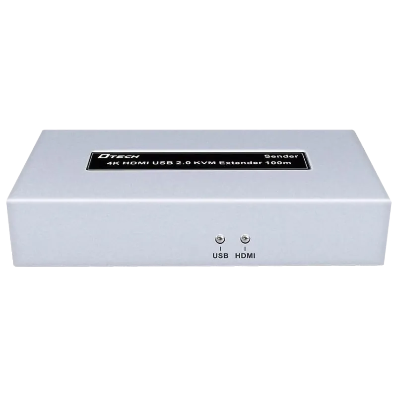 Dtech DT-7051 4K HDMI і USB 2.0 KVM 100м Модуль удлинитель