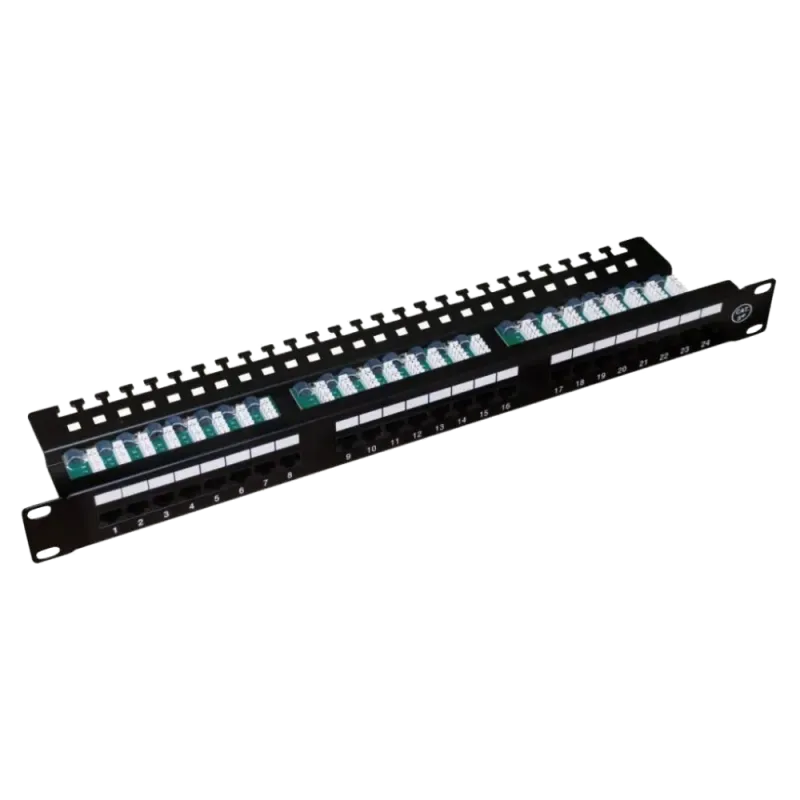 Hypernet PP-UTP24-WMR Патч-панель 24 порта 19" з менеджментом кабеля