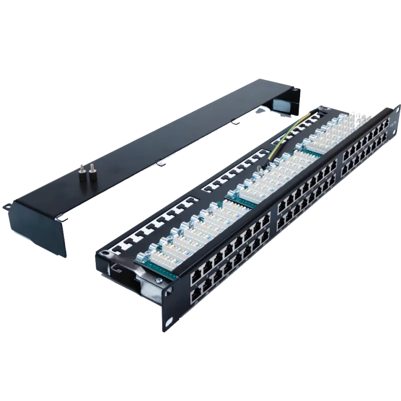 LW 1U STP 48xRJ-45 Dual IDC Патч-панель 19" type кат. 5e