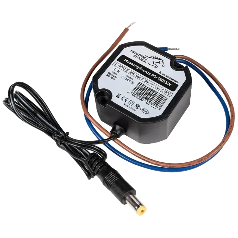 Mustang Energy PS-12015W IP67 Блок питания