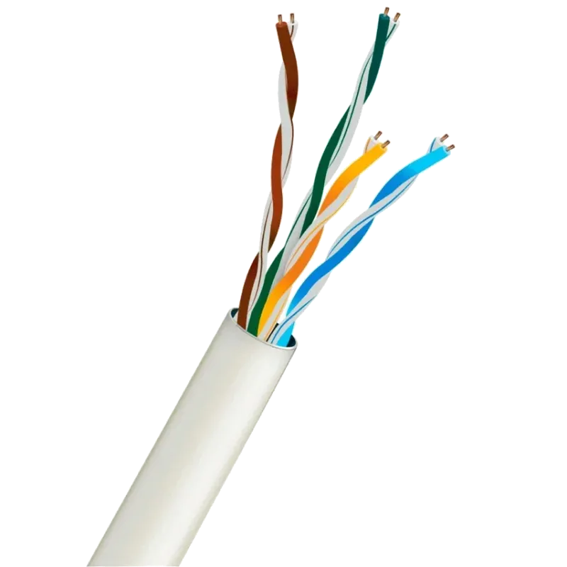 KRAFT UTP CAT5E CU 0.5 mm PVC Indoor White (305м) Кабель