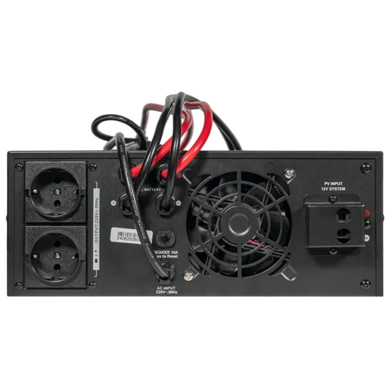 Kraft KRF-AVR1200VA/1КW-12V(MPPT 30А) Інвертор з ДБЖ