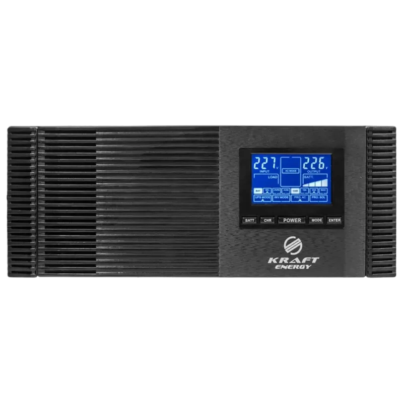Kraft KRF-AVR1200VA/1КW-12V(MPPT 30А) Інвертор з ДБЖ