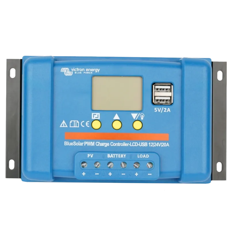 Victron Energy BlueSolar PWM-LCD&USB 12/24-20 Контролер заряду