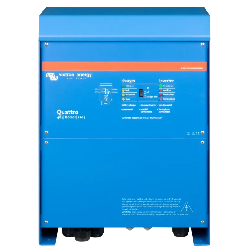 VictronEnergy Quattro 48/15000/200-100/100 однофазний Інвертор