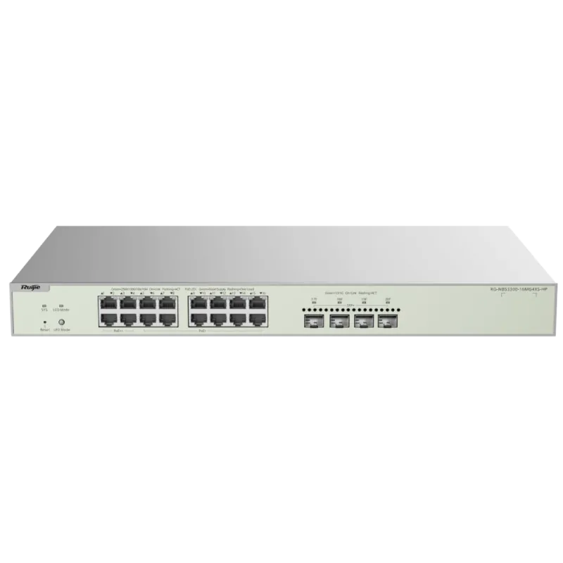 Ruijie RG-NBS3300-16MG4XS-HP PoE Коммутатор 16 портов управляемый