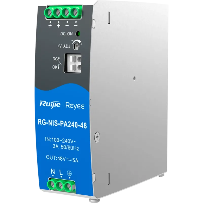 Ruijie RG-NIS-PA240-48 Джерело живлення AC/DC 240 Вт на DIN-рейку