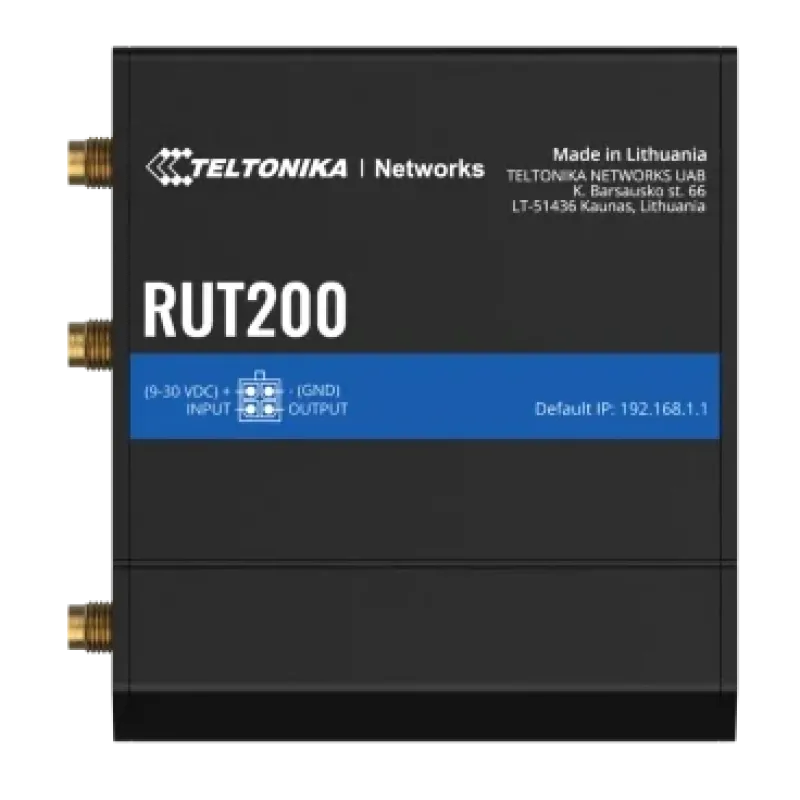 Teltonika RUT200 c 4G LTE, Wi-Fi Промышленный сотовый маршрутизатор