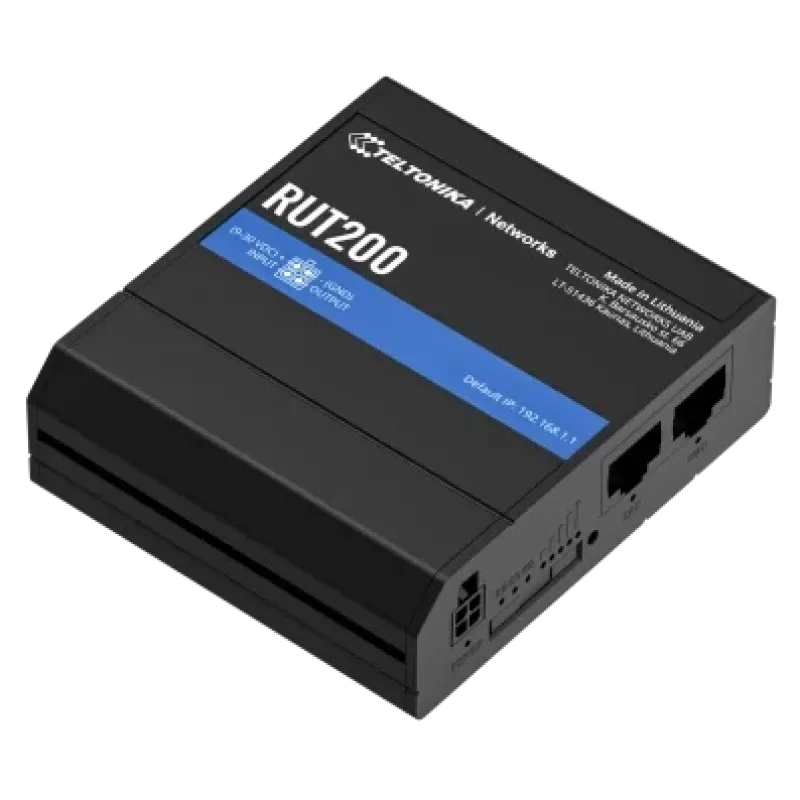 Teltonika RUT200 c 4G LTE, Wi-Fi Промышленный сотовый маршрутизатор
