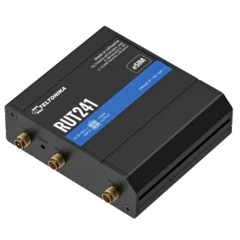 Teltonika RUT241 c 4G LTE, Wi-Fi, eSIM Промышленный сотовый маршрутизатор