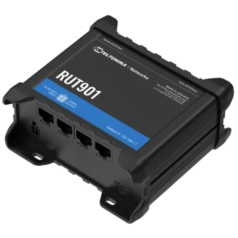 Teltonika RUT901 з 4G LTE, Wi-Fi Промисловий стільниковий маршрутизатор