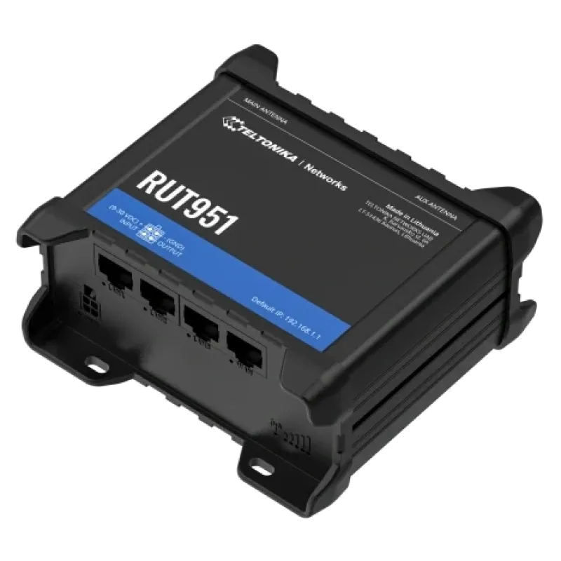 Teltonika RUT951 с 4G LTE, Wi-Fi Промышленный сотовый маршрутизатор