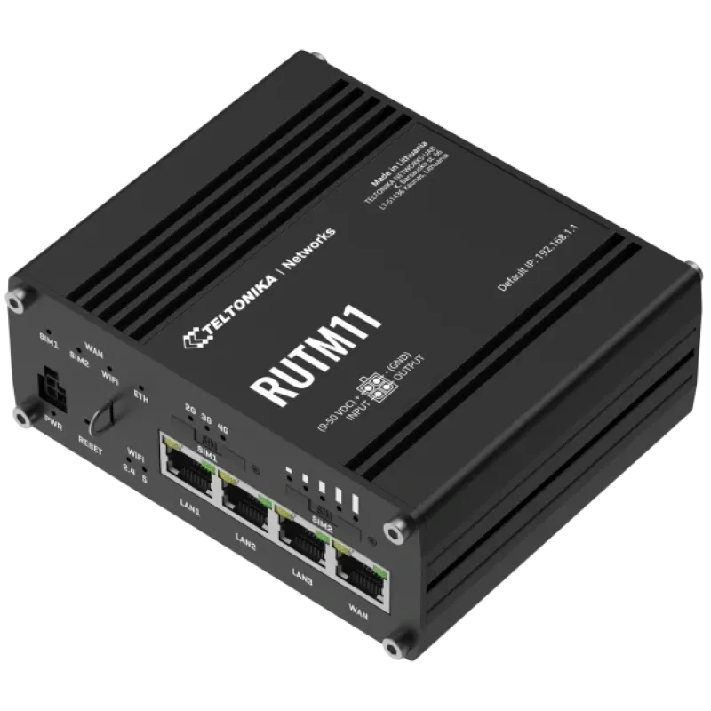 Teltonika RUTM11 Wi-Fi 5 Промисловий маршрутизатор