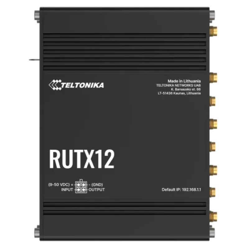 Teltonika RUTX12 Промисловий стільниковий маршрутизатор