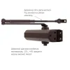 RYOBI D-1554 DARK BRONZE STD_ARM EN_2/3/4 до_80кг 1100мм Доводчик
