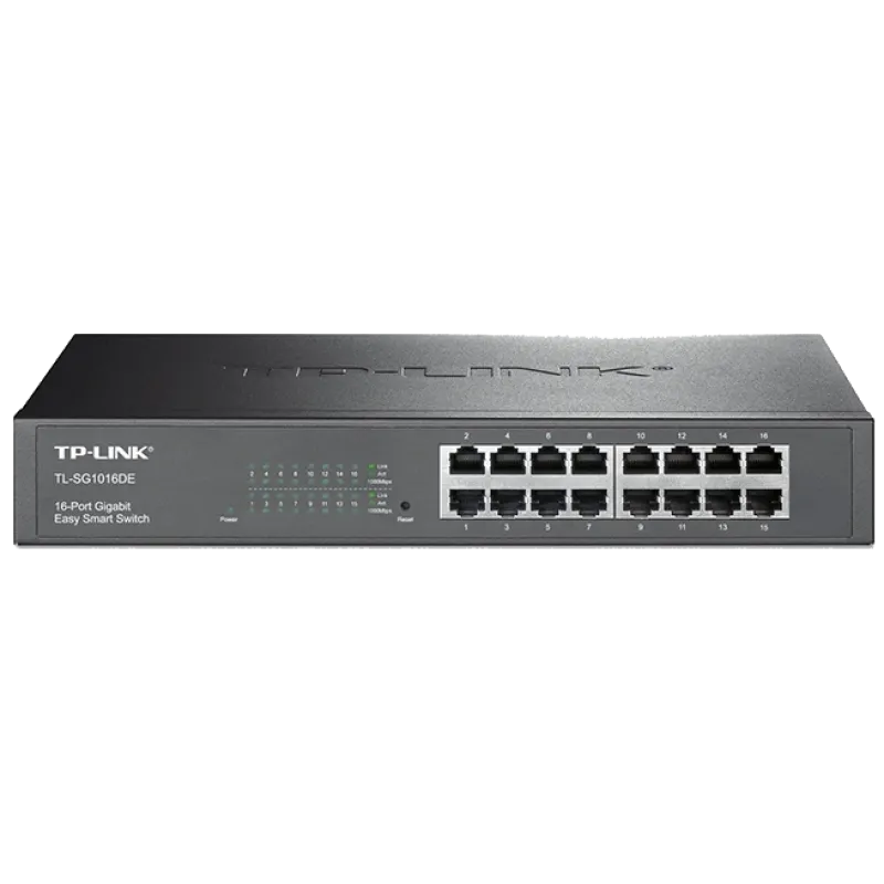 TP-LINK TL-SG1016DE 1000М Коммутатор 16 портов управляемый
