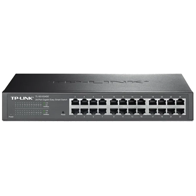 TP-LINK TL-SG1024DE Комутатор 24 порти керований