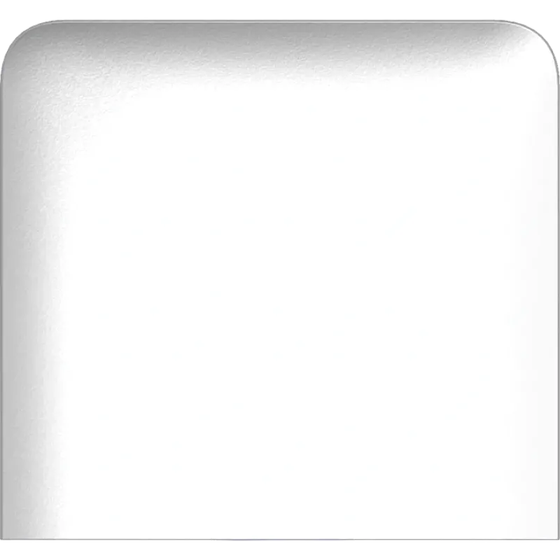 Ajax SideButton (1-gang) white vertical Кнопка