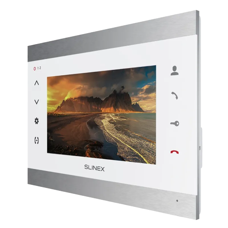 SL-07IPHD (silver/white) Відеодомофон 7" Slinex