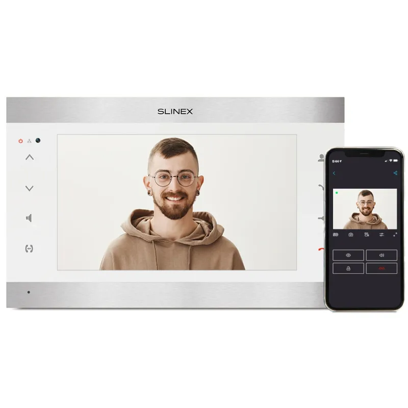 SL-10IPTHD (silver+white) Видеодомофон 10" Slinex
