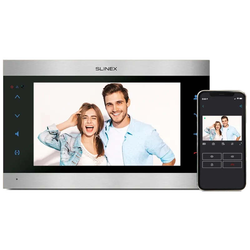SL-10IPTHD (silver+black) Відеодомофон 10 "Slinex