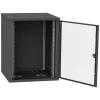 IPCOM СН-15U 600х450 скло RAL9005 Шафа серверна