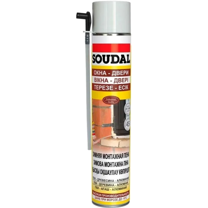 SOUDAL Пена монтажная зимняя 750мл