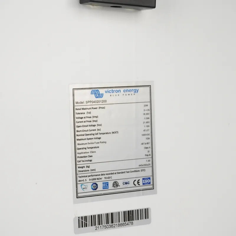 Victron Energy 20W-12V 4a, 20Wp, Poly PV модуль
