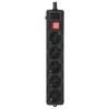 Gembird SPG5-G-15B-PRO 4.5 м кабель 5 розеток Мережевий фільтр